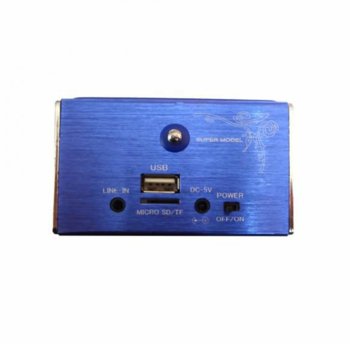 HOME SP CUBE WS-318 FM/SD/USB Blue