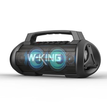Тонколона W-King D10, 2.1, 70W RMS, Bluetooth, 3.5mm жак, USB, Type-C, слот за SD карта, черна, време на работа до 10-14 часа | JAR Computers Тонколона W-King D10 Black