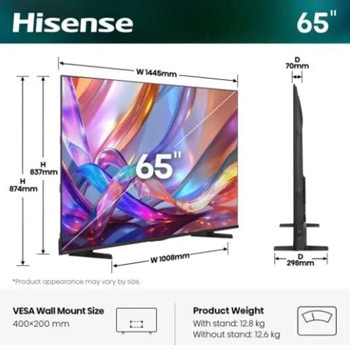 Hisense 65E7S | JAR Computers Hisense 65E7S