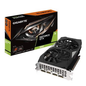 Видео карта Nvidia GF GTX 1660, 6GB, Gigabyte OC, PCI-E 3.0, GDDR5, 192-bit, 3x DisplayPort, 1x HDMI | JAR Computers Gigabyte GeForce GTX 1660 OC 6GB