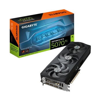 Видео карта Nvidia GF RTX 5070 Ti, 16GB, Gigabyte Eagle SFF, OC, PCI-E 5.0, GDDR7, 256-bit, DisplayPort, HDMI | JAR Computers Gigabyte GV-N507TEAGLE OC-16GD