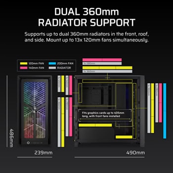corsair frame 4000x rs black | JAR Computers corsair frame 4000x rs black