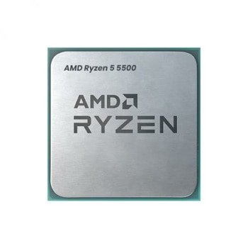 Процесор AMD Ryzen 5 5500, шестядрен (3.6/4.2GHz, 19MB, AM4), Tray, без охлаждане | JAR Computers AMD Ryzen 5 5500 3.6/4.2GHz