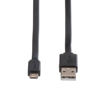 Roline 11.02.8760 USB A(м) към USB Micro B(м) 1m