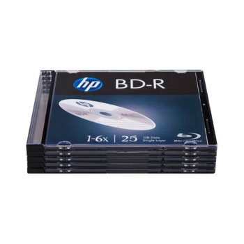 Blu-Ray BD-R media 25GB HP, 6x