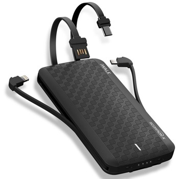 Външна батерия/power bank/ iWalk Scorpion 8000X Silver (UBT8000X-011A), 8000mAh, сребриста, 1x USB Micro, 1x USB-C, 1x Lightning | JAR Computers iWALK Scorpion 8000X Silver UBT8000X-012A