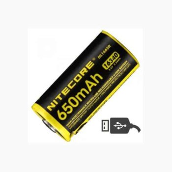 Батерия Nitecore NL1665R Protected с USB