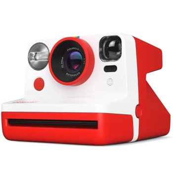 Фотоапарат Polaroid NOW Gen 2, моментални снимки, светкавица, автофокус, червен image