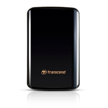 Твърд диск 1TB Transcend StoreJet 25D3, черен, външен, 2.5" (6.35cm), USB 3.0, 3г.гаранция | JAR Computers Transcend StoreJet 25D3 USB 3.0 2.5 1TB (SATA)