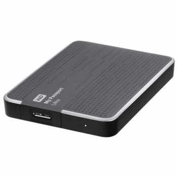 Твърд диск 500GB WD My Passport Ultra, Titanium, 2.5" (6.35 cm), външен, USB3.0 (+захранване през USB), 3г гаранция | JAR Computers 500GB WD My Passport Ultra Titanium