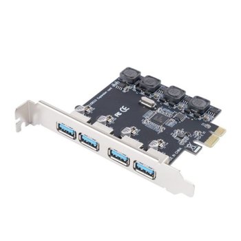 Контролер Orico PNU-4U, от PCIe към 4x USB Type A (ж) image