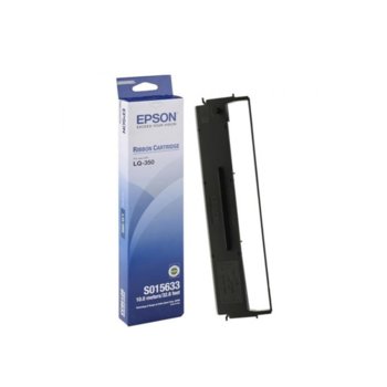 Лента за матричен принтер Epson LQ-350/300/+/570/+/580/8xx - Black - P№: C13S015633 image