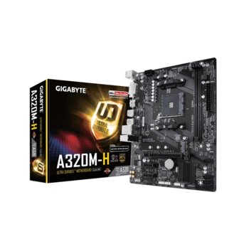 Дънна платка Gigabyte GA-A320M-H, A320, AM4, DDR4, PCIe 4.0 (HDMI&DVI-D), 4x SATA 6Gb/s, 1x M.2, USB 3.1 Gen 1, Micro ATX | JAR Computers Gigabyte GA-A320M-H