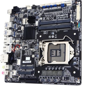 Дънна платка Gigabyte GA-H110TN (rev 1.0), H110, LGA1151, DDR4, PCI-E (DP&HDMI), 2x SATA 6Gb/s, 1x mSATA, 4x USB 3.0, Mini-ITX | JAR Computers Gigabyte GA-H110TN (rev. 1.0)