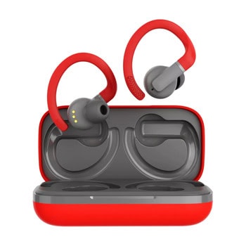 Слушалки Canyon OnRun 11, безжични, Bluetooth, микрофон, спортни, до 7.5 часа време на работа, червени | JAR Computers Canyon OnRun 11 Red CNS-TWS11R