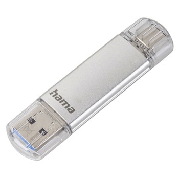 Памет 256GB USB Flash Drive, Hama C-Laeta, USB 3.1 Type-A/C, сребриста | JAR Computers Памет 256GB USB Flash Drive Hama C-Laeta