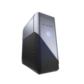 Настолен компютър Dell Inspiron 5680 DT (5397184100110), шестядрен Coffee Lake Intel Core i7-8700 3.2/4.6 GHz, NVIDIA GTX 1070 8GB, 16GB DDR4, 256GB SSD & 1TB HDD, 6x USB 3.1, клавиатура и мишка, Windows 10 | JAR Computers Dell Inspiron 5680 DT 5397184100110