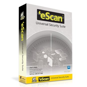 Софтуер eScan Universal Security Suite, 2 потребители, 1 година | JAR Computers eScan Universal Security Suite 2 devices/1year