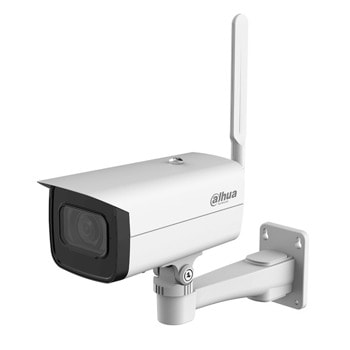 IP камера Dahua IPC-HFW3241DF-AS-4G-NL668-0280, насочена "bullet" камера, 2MP Mpix(1920x1080@30FPS), 2.8mm обектив, H.265+/H.265/H.264+/H.264H/H.264B/H.264/MJPEG, IR осветеност (до 50 м.), външна IP67, MicroSD 256 GB слот, микрофон | JAR Computers Dahua IPC-HFW3241DF-AS-4G-NL668-0280