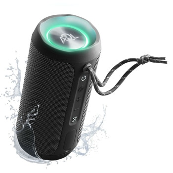 Тонколона AQL Glow Black, 1.0, 10W, Bluetooth, черна, до 6ч. време на работа, водоустойчива IP67, RGB подсветка | JAR Computers AQL Glow Black IT9336