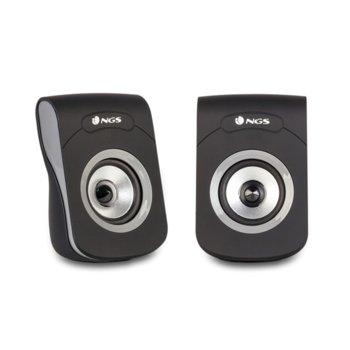 Тонколони NGS SB250, 2.0, 6W (3W + 3W), 3.5mm жак, USB, черни | JAR Computers NGS SB250