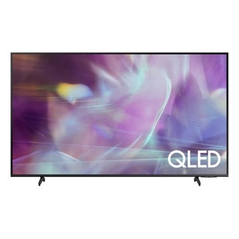 Телевизор Samsung QE55Q67AAUXXH, 55" (140 cm) QLED 4K/UHD Smart TV, HDR10+, DVB-T2/C/S2, WiFi5, LAN, Bluetooth 4.2, 3x HDMI, 2x USB, черен | JAR Computers Телевизор Samsung QE55Q67AAUXXH Smart QLED 4K 55