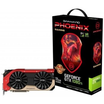 Видео карта Nvidia GeForce GTX1080Ti, 11GB, Gainward Phoenix GS 11G, GDDR5X, 352-bit, 3x DisplayPort, 1x HDMI, 1x DVI | JAR Computers Gainward GTX1080Ti PHOENIX GS 11G GD