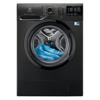 Перална машина Electrolux EW6SN406BXI, клас C, 6 кг. капацитет, 1000 оборота в минута, 14 програми, свободностояща, 60cm ширина, SensiCare, SoftPlus, черна | JAR Computers Перална машина Electrolux EW6SN406BXI