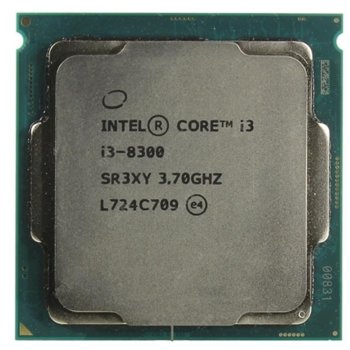 Процесор Intel Core i3-8300, четириядрен (3.7GHz, 8MB Cache, 350MHz-1.15GHz GPU, LGA1151) Tray, без охлаждане | JAR Computers Intel Core i3-8300 CM8068403377111
