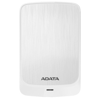 Твърд диск 2TB, A-DATA HV320, бял, външен, 2.5" (6.35cm), USB 3.2 | JAR Computers Adata 2TB HV320 AHV320-2TU31-CWH