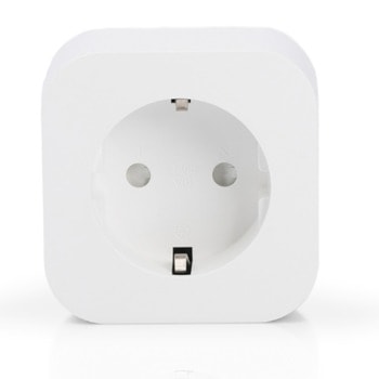 Смарт контакт Ednet EDN-84336 Twin pack, Wi-Fi, Android/iOS, LED дисплей за статуса, 230V, 2300W, бял, 2бр. | JAR Computers Ednet EDN-84336 Twin pack