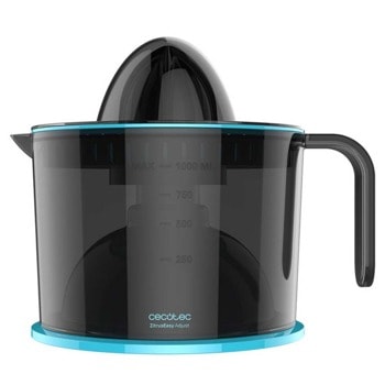 Цитруспреса Cecotec ZitrusEasy Adjust Black, 1л. вместимост, регулируем пулп-филтър регулатор, система против капене, покритие за прах, 40W, черна | JAR Computers Cecotec Zitrus Easy Adjust Black CEC-04114