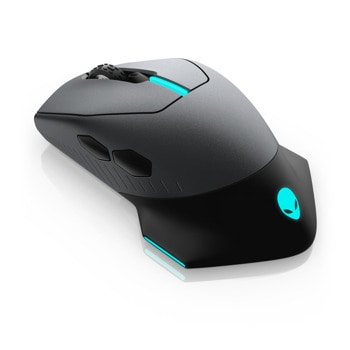 Мишка Alienware AW610M, оптична 16000 dpi, жична/безжична, USB, 4 pin USB A, черна, 7 бутона | JAR Computers мишка alienware aw610m black 545 bbci 14