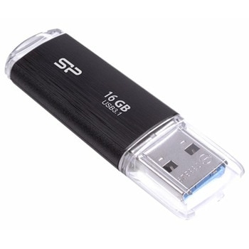 Памет 16GB USB Flash Drive, Silicon Power Blaze B02, USB 3.2, черна | JAR Computers Silicon Power 16GB Blaze B02 Black SP016GBUF3B02V1