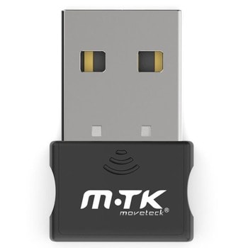 Мрежови адаптер Moveteck GT863, 150Mbps, Wireless N, USB 2.0, черен | JAR Computers Moveteck GT863 19042