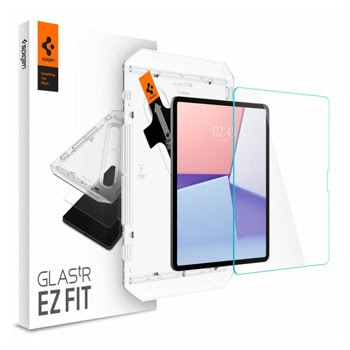 Протектор от закалено стъкло /Tempered Glass/ Spigen GLAS.tR EZ Fit за Apple iPad Air 13 (2024), 9H твърдост | JAR Computers Spigen AGL07803