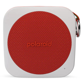 Тонколона Polaroid P1 Music Player, 10W RMS, Bluetooth, USB-C, 3.5mm жак, IPX5 водоустойчива, червена | JAR Computers Polaroid P1 Music Player - Red & White 009081