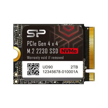 Памет SSD 2TB Silicon Power UD90 SP02KGBP44UD9007, NVMe, M.2 (2230), скорост на четене до 5000MB/s, скорост на запис до 3200MB/s | JAR Computers Silicon Power 2TB UD90 SP02KGBP44UD9007