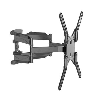Стойка за телевизор Gembird WM-60ST-01, за стена, за екрани от 32" до 60", VESA до 400x400, до 36.4кг, регулируема, черна | JAR Computers Gembird WM-60ST-01