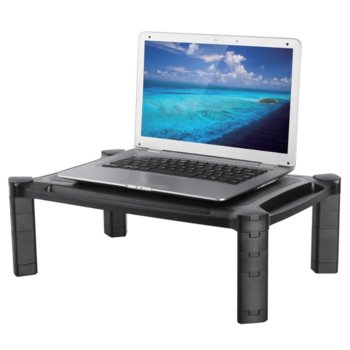 Стойка за монитор NewStar NSMONITOR20, за плот, за екрани от 10" до 32", макс. тегло до 32кг., черна | JAR Computers NewStar Monitor Riser NSMONITOR20