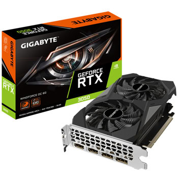 Gigabyte GF RTX 3050 WINDFORCE OC 6G GV-N3050WF2OC