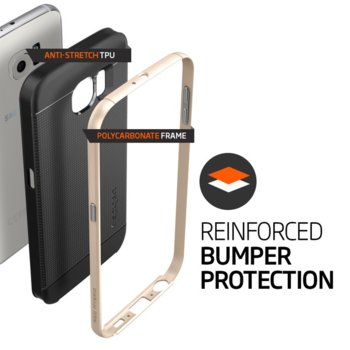 Spigen Neo Hybrid Case for Galaxy S6 black-gold