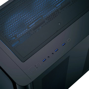 Кутия AeroCool P500C-G-BK-v1 черна