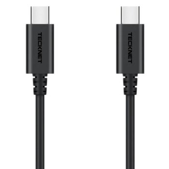 Кабел TeckNet TT102 3.1, от USB C(м) към USB C(м), 1m, черен | JAR Computers TeckNet TT102 3.1