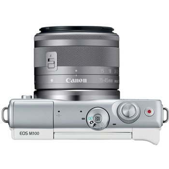 Canon EOS M100 White+ EF-M 15-45mm f/3.5-6.3 + кал