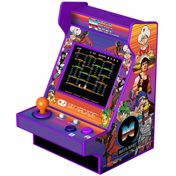 Мини ретро конзола My Arcade Data East 200+ Nano Player, 2.4" екран, преносима, 200+ вградени игри, лилава | JAR Computers My Arcade Data East 200+ Nano Player