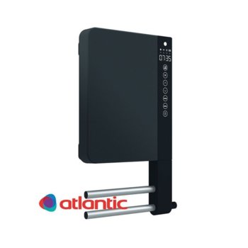 Конвектор за баня Atlantic Telia 720110, 1000W + 800W, стенен, до 10 м2 отопляема площ, LCD дисплей, Boost функция, черен | JAR Computers ATLANTIC TELIA 1000+800 W черен