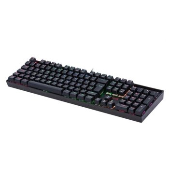Клавиатура Redragon Mitra K551RGB, 12 мултимедийни клавиша, подсветка, черна, USB image