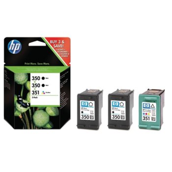 HP 3 Pack (SD448EE) Black/Tri
