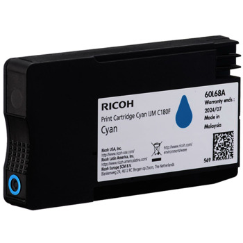 Касета за Ricoh IJM C180F - Cyan - 408518 - Ricoh - оригинален - Заб.: 1600 бр. копия | JAR Computers Ricoh 408518